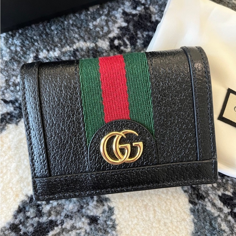 SOLD - Gucci Ophidia Card Case Wallet